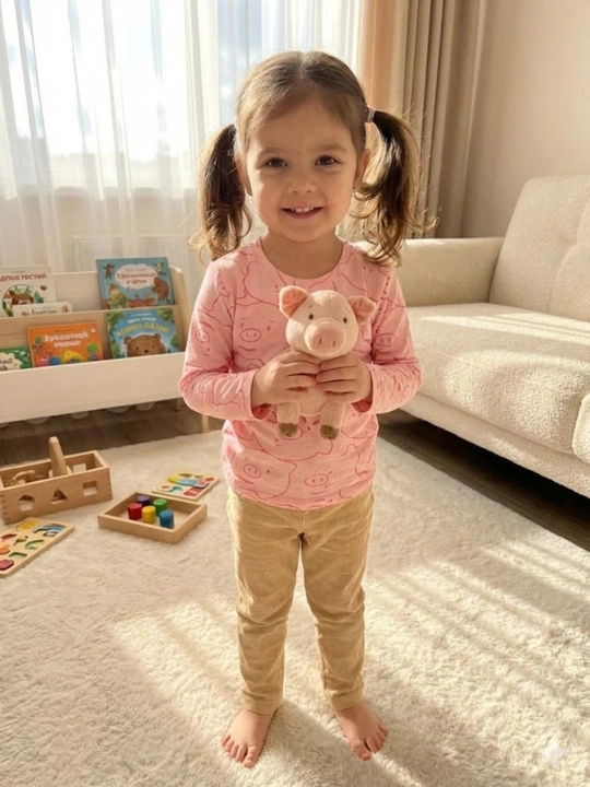 Kuz-qishgi issiq pijama bolalar uchun — o‘g‘il va qizlar uy kiyimi
