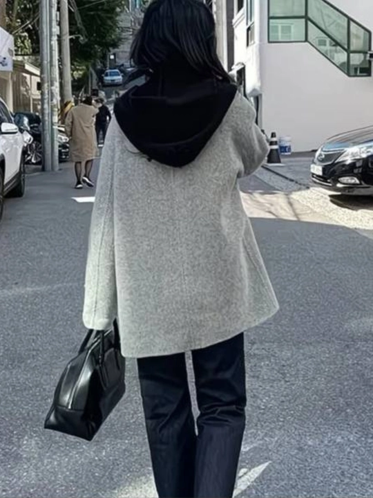 Ayollar uchun issiq kapor shlyapa, olinadigan qalpoq, trikotaj sharf shlyapa