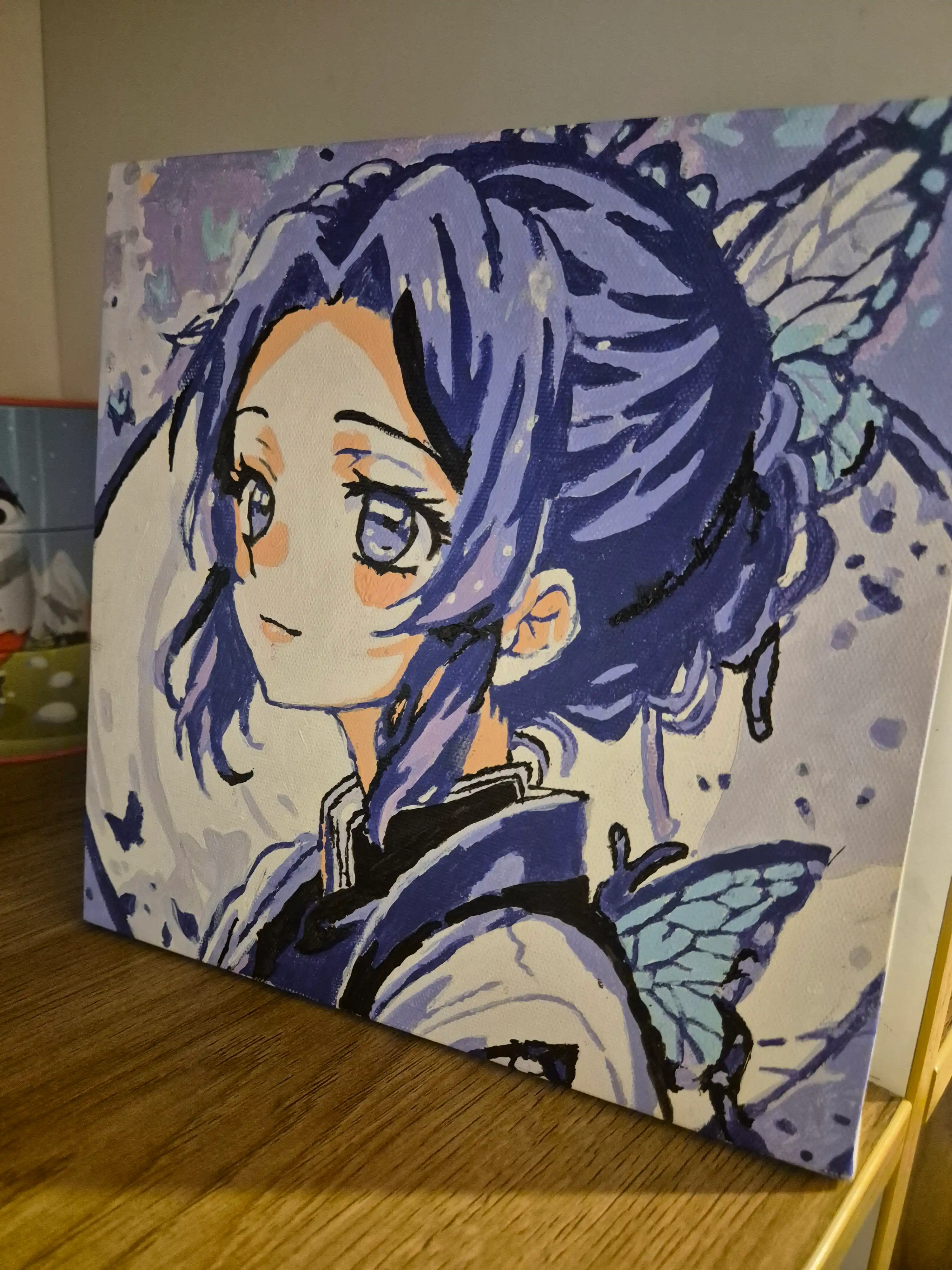 Raqamlar bo'yicha anime rasmlari, 20 * 20 sm, Demon Slayer, Jujutsu Kaisen, One Piece