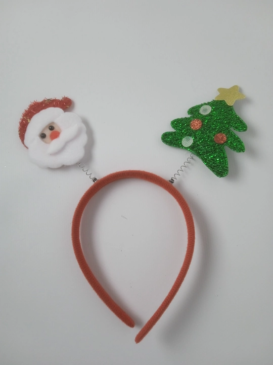 Yangi yil hoshiyasi, prujinali archali Santa
