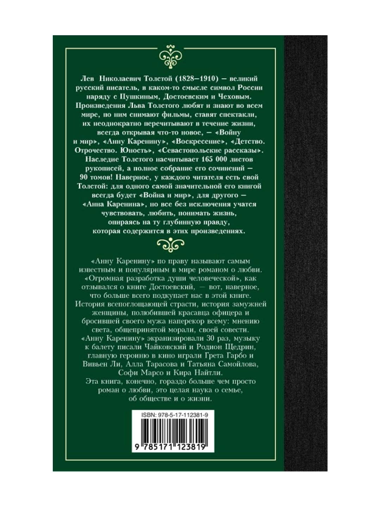 Анна Каренина. Толстой Л.Н.