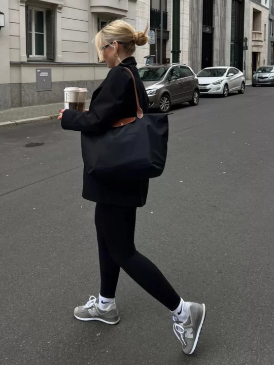 Maktab sumkasi, katta, ayollar uchun, Longchamp uslubida, o‘lchami M, tovut, shopper, A4 formatda
