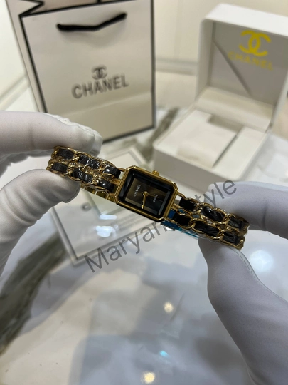 Женские часы Chanel, отлично подойдут к любому стилю, в комплекте подарочная коробка — MARIAMS-95W0064-ЧЕРН