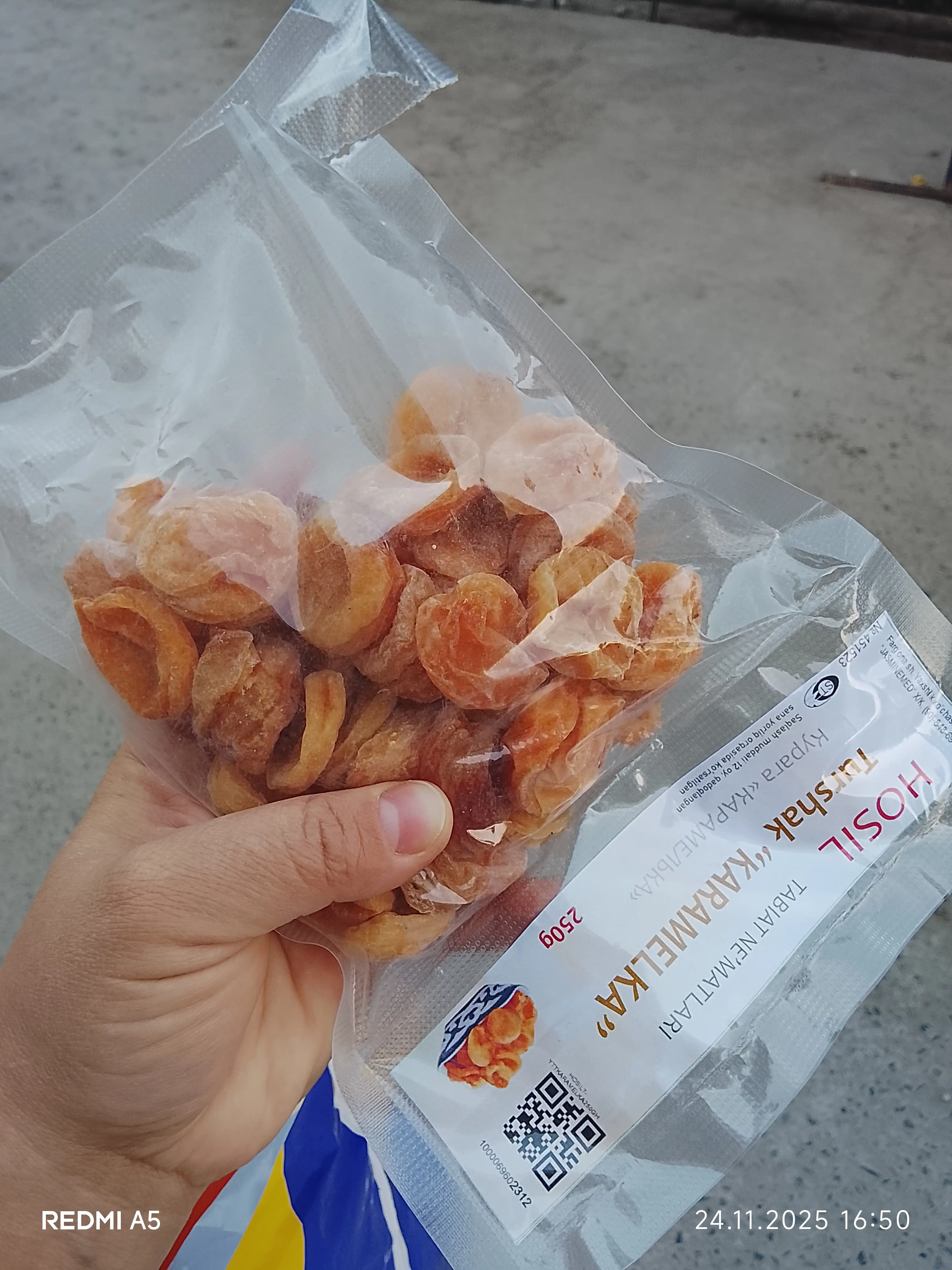 Qantak o'rik turshagi, danaksiz, 250 g
