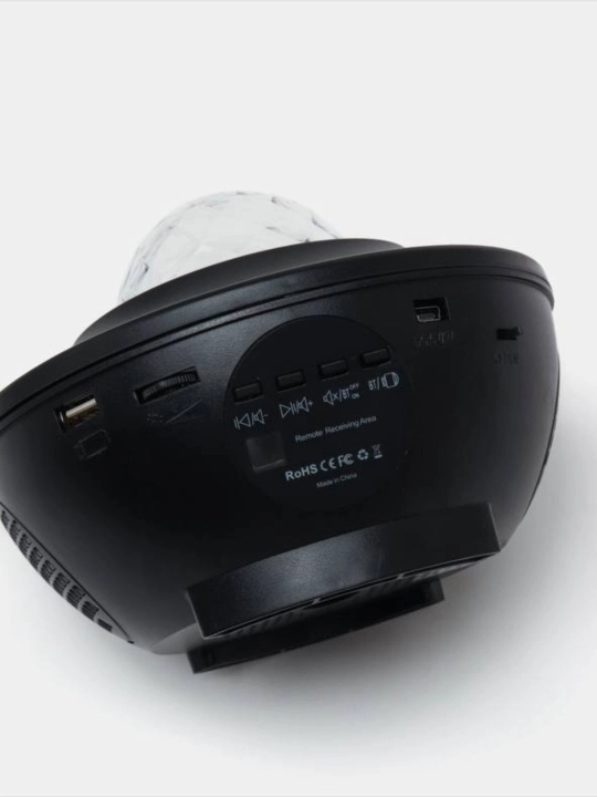 LED tungi chiroq masofadan boshqarish pulti va Bluetooth karnayli yulduzli osmon projektor
