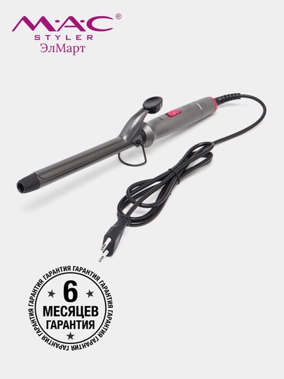 Профессиональный утюжок для волос MAC STYLER, плойка для завивки — ЭЛМАРТ-MCPLOYK-ТЕМНСЕР
