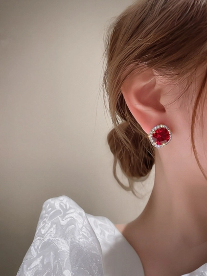 Серьги, серьги для женщин, бижутерия,серги для девочек,для подарок — ZODASH-ZIRAK-КРАСН
