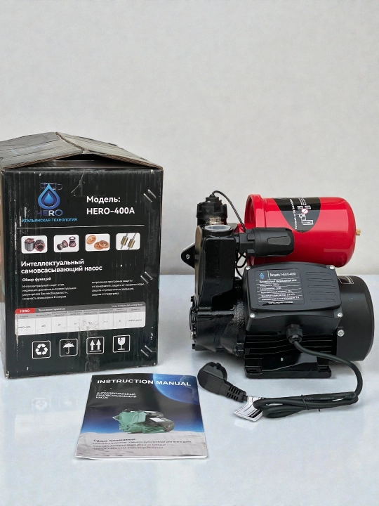 Avtomatik suv nasosi HERO-400A, 400W, italiya texnologiyasi