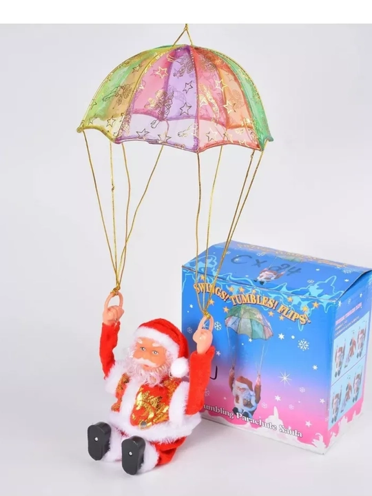 Музыкальная игрушка Дед Мороз на веревке