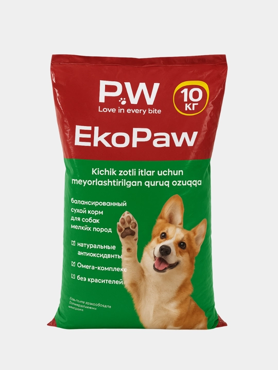 Paw Eko Paw quruq it yemi kichik zotlar uchun, ommaviy - 