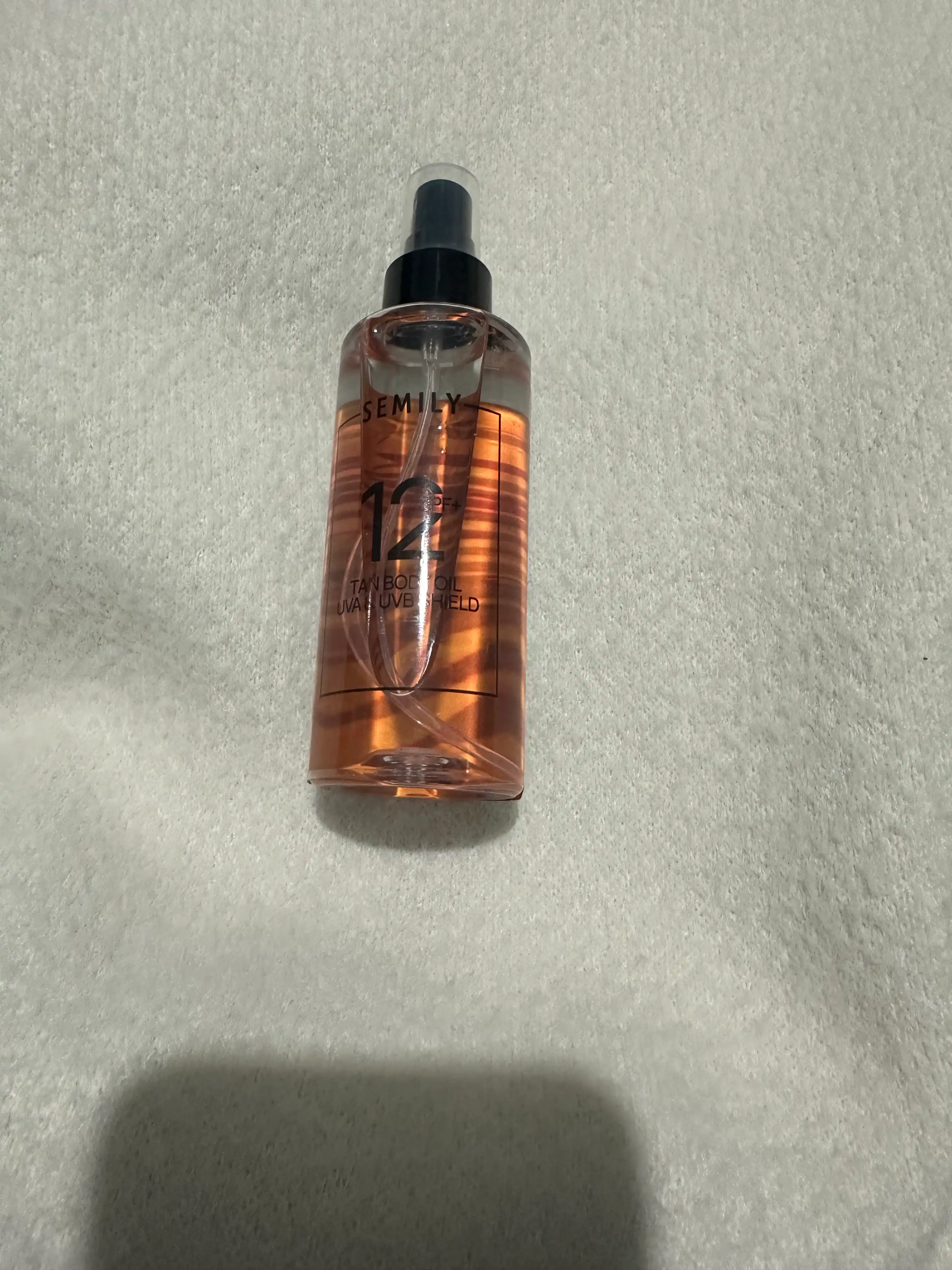 Масло для загара с спф SPF 12 водостойкое , SEMILY защита от солнца