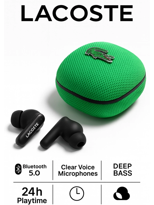 Lacoste TWS Беспроводные Наушники (Wireless Earbuds) | Bluetooth 5.4 | АNC - 