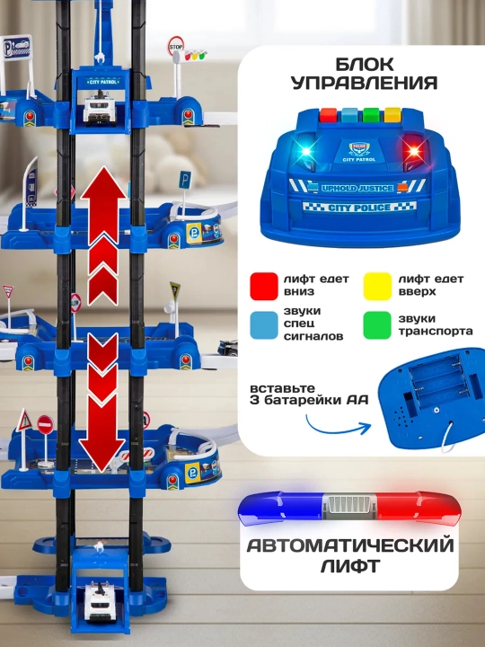 Игрушка парковка «Полицейский участок»