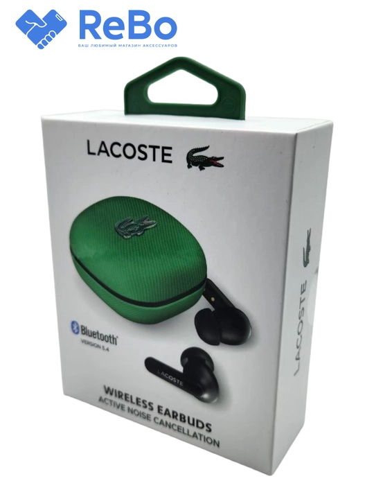 Lacoste TWS Simsiz Quloqchinlar (Wireless Earbuds) | Bluetooth 5.4 | ANC