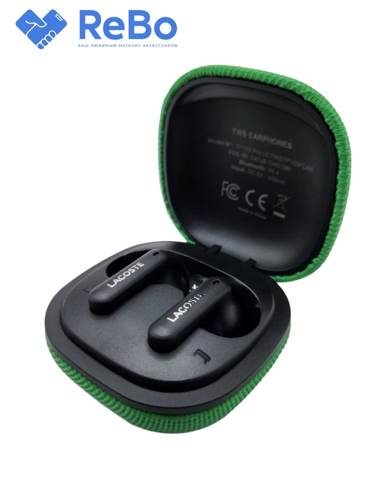 Lacoste TWS Simsiz Quloqchinlar (Wireless Earbuds) | Bluetooth 5.4 | ANC