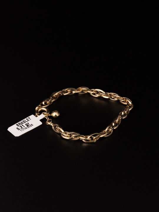 Золотой браслет GOLDWISH «Royal Chain» — 585 проба, вес 5,21 г, размер 18–21