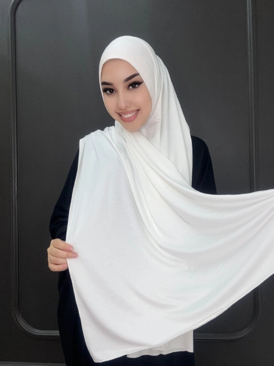 Ayollar uchun Kashka trikotaj xb matosidan tayyorlangan sharf ro‘mol, boyi 175/65sm