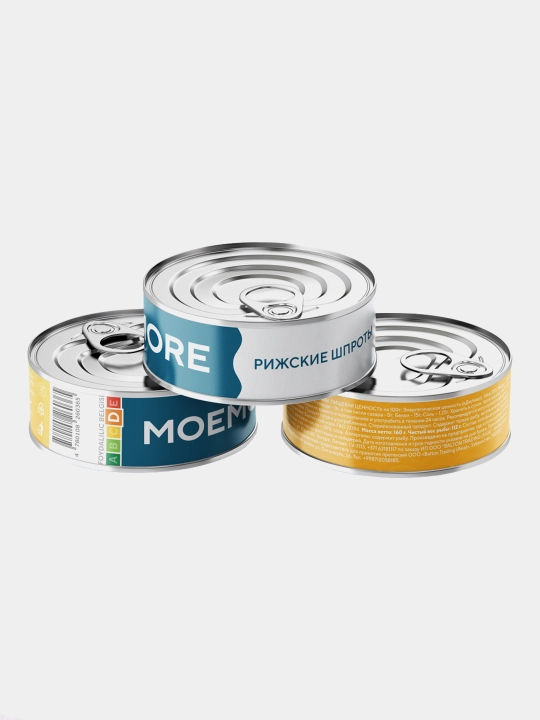 MOEMORE “Rizhskie shproti” yog‘da 160 g