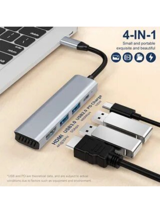 USB HUB, расширитель USB портов, быстрое подключение, универсальный адаптер для ПК  - 
