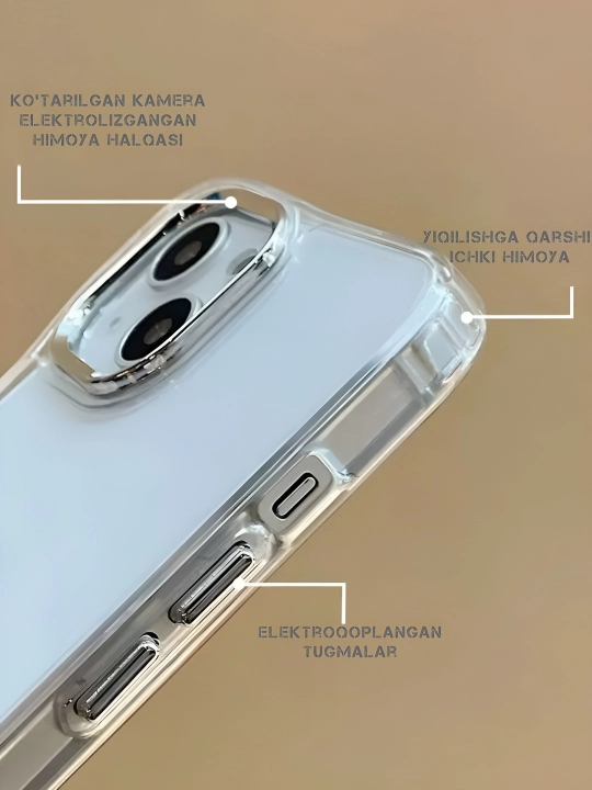 Чехол MagSafe для iPhone, прозрачный чехол, чехол для iPhone12,13,14,15,16,17 Pro, Pro Max