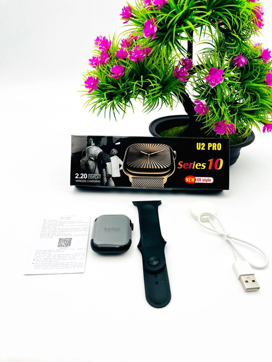 Smart Watch Ultra и Smart Watch 10, наушники Pods 2, ремешки 8–10 штук