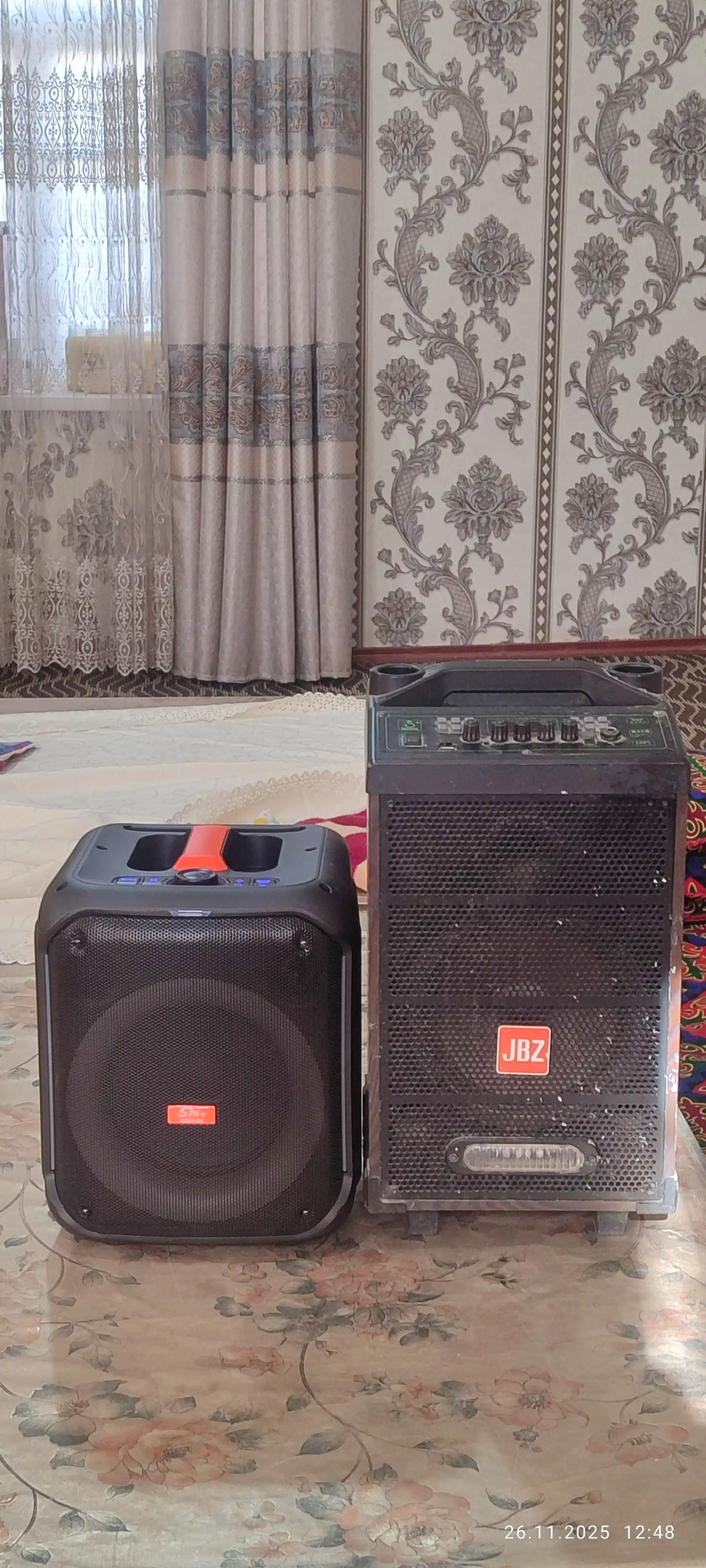 HiFi tizimi – kuchli bassli portativ kolonka, ZQS-8170, 18000W, RGB yoritgichi