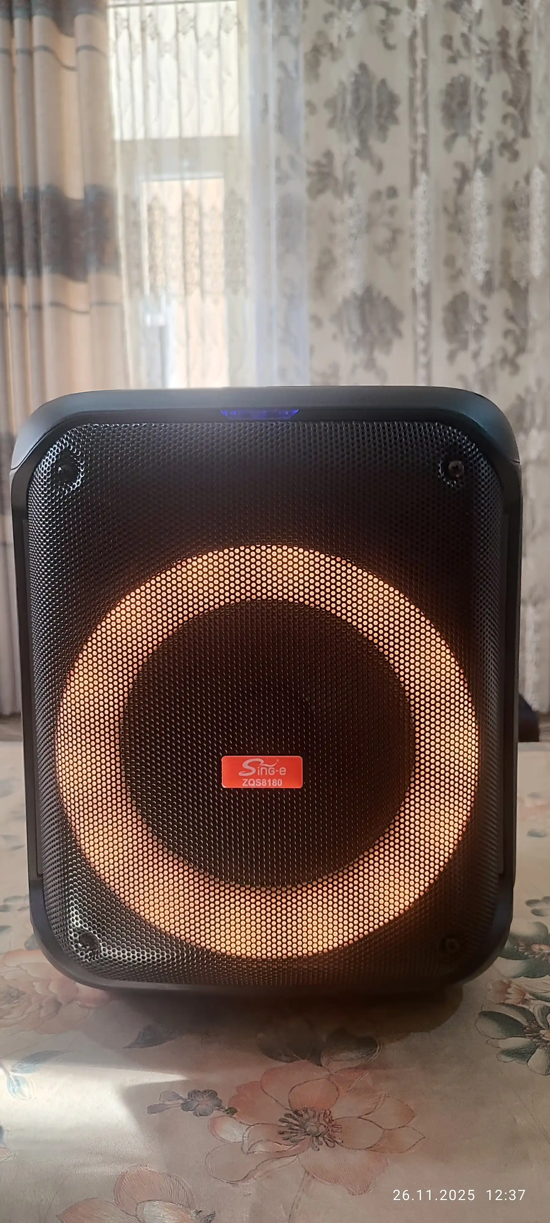 HiFi tizimi – kuchli bassli portativ kolonka, ZQS-8170, 18000W, RGB yoritgichi