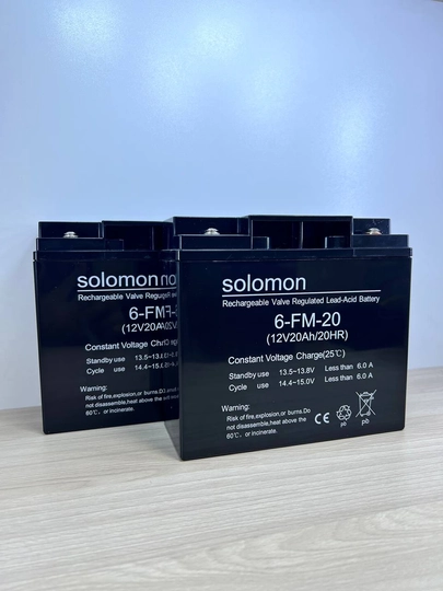 Аккумулятор Solomon 12V 20Ah