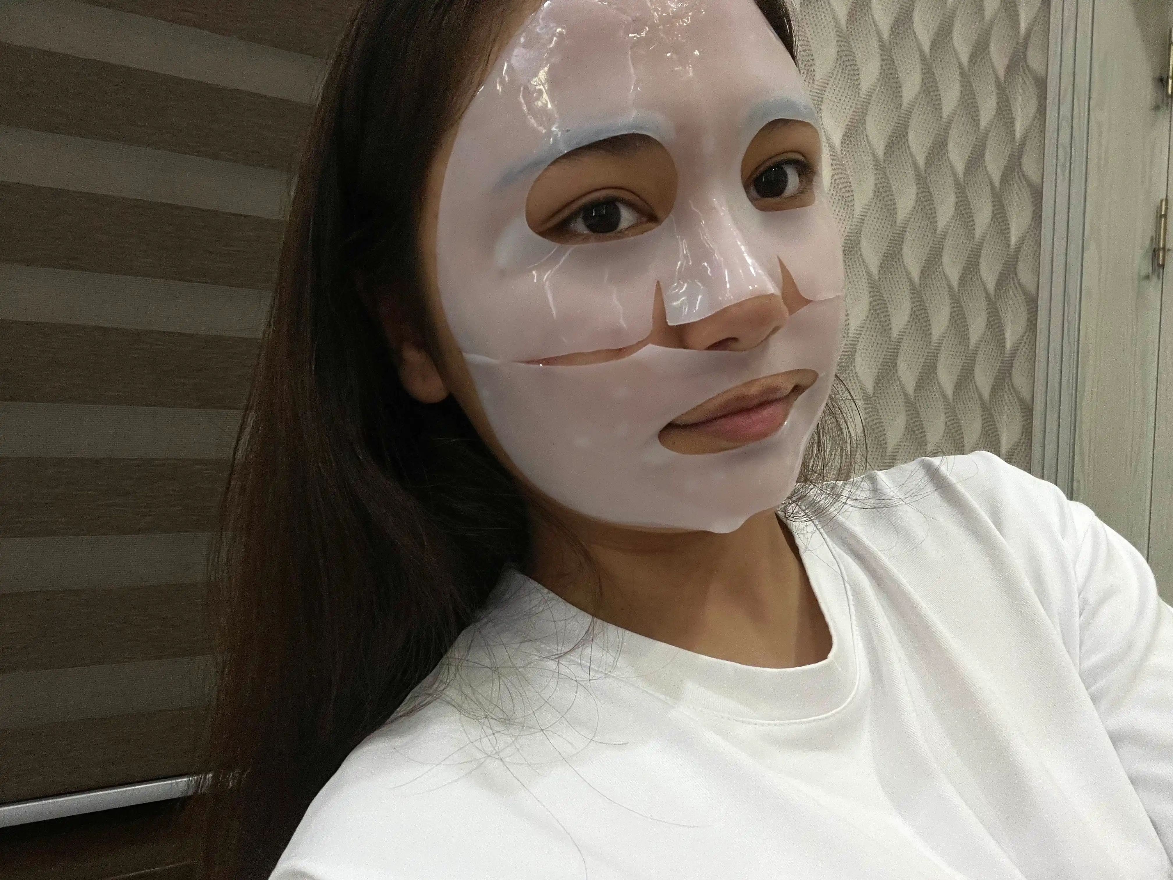 Маска для лица гидрогелиевая с коллагеном Collagen, для эластичности кожи