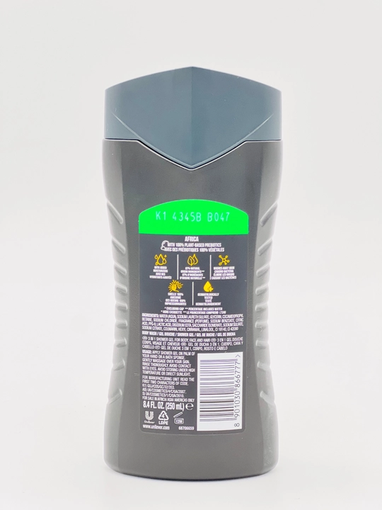 Erkaklar uchun parfyumeriyali dush geli, kundalik foydalanish uchun qulay va yengil, 250ml