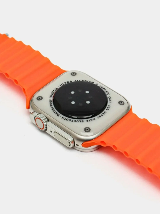 T800 Ultra Smart Watch — пульсометр, до 5 дней, черный и желтый