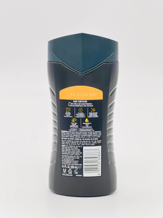 Erkaklar uchun parfyumeriyali dush geli, kundalik foydalanish uchun qulay va yengil, 250ml