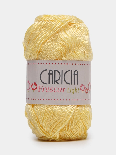 Пряжа Caricia - 375 м, 75 г, 100 % акрил, в упаковке 1 шт — PRYAJA1-CARICI1-ЛИМОН