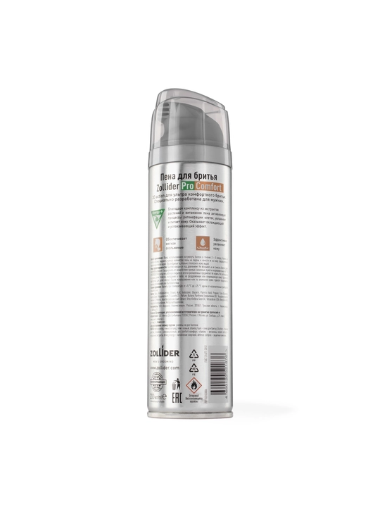 ZOLLIDER Pro Comfort пена для бритья «Комфорт», 200 мл (Вектор)