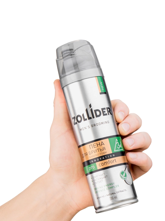 ZOLLIDER Pro Comfort пена для бритья «Комфорт», 200 мл (Вектор)