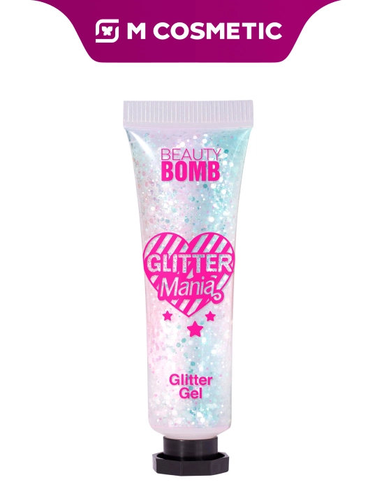 Глиттер гель для лица BEAUTY BOMB Glitter Mania, тон 01, 3 г - 