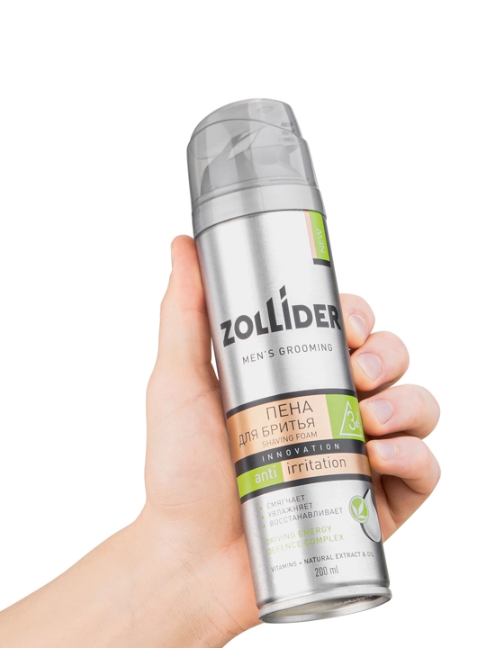 ZOLLIDER Anti-Irritation soqol olish ko‘pikli krem 200 ml: "6/24"