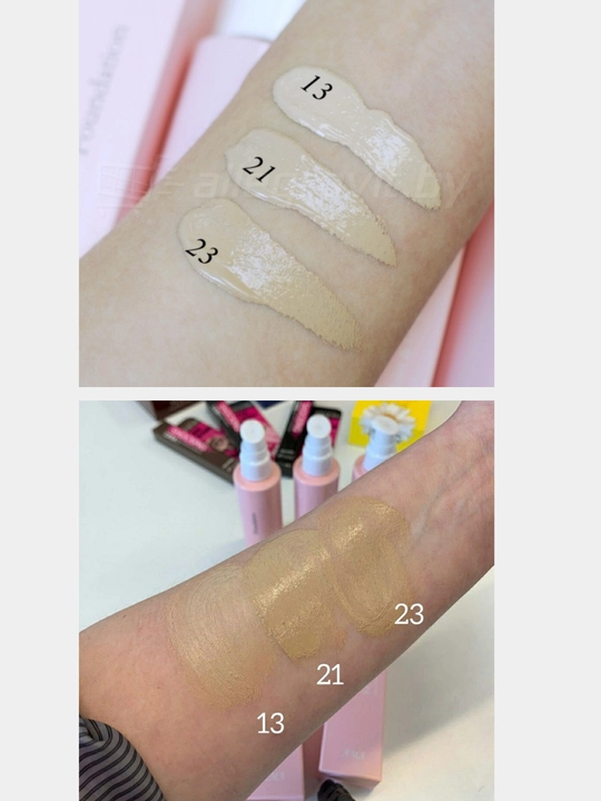 Tonal kremi AMA Hyaluron Foundation, gialuron kislotali, namlantiruvchi, 110 ml