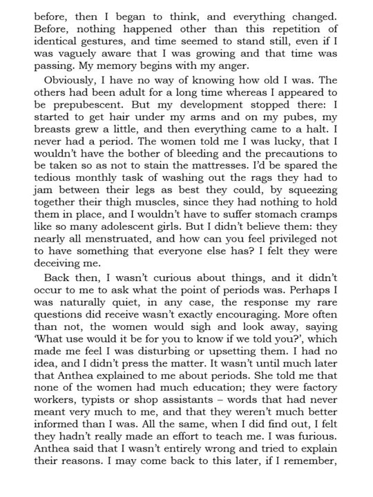 I Who Have Never Known Men. Jacqueline Harpman, ingliz tilidagi kitob