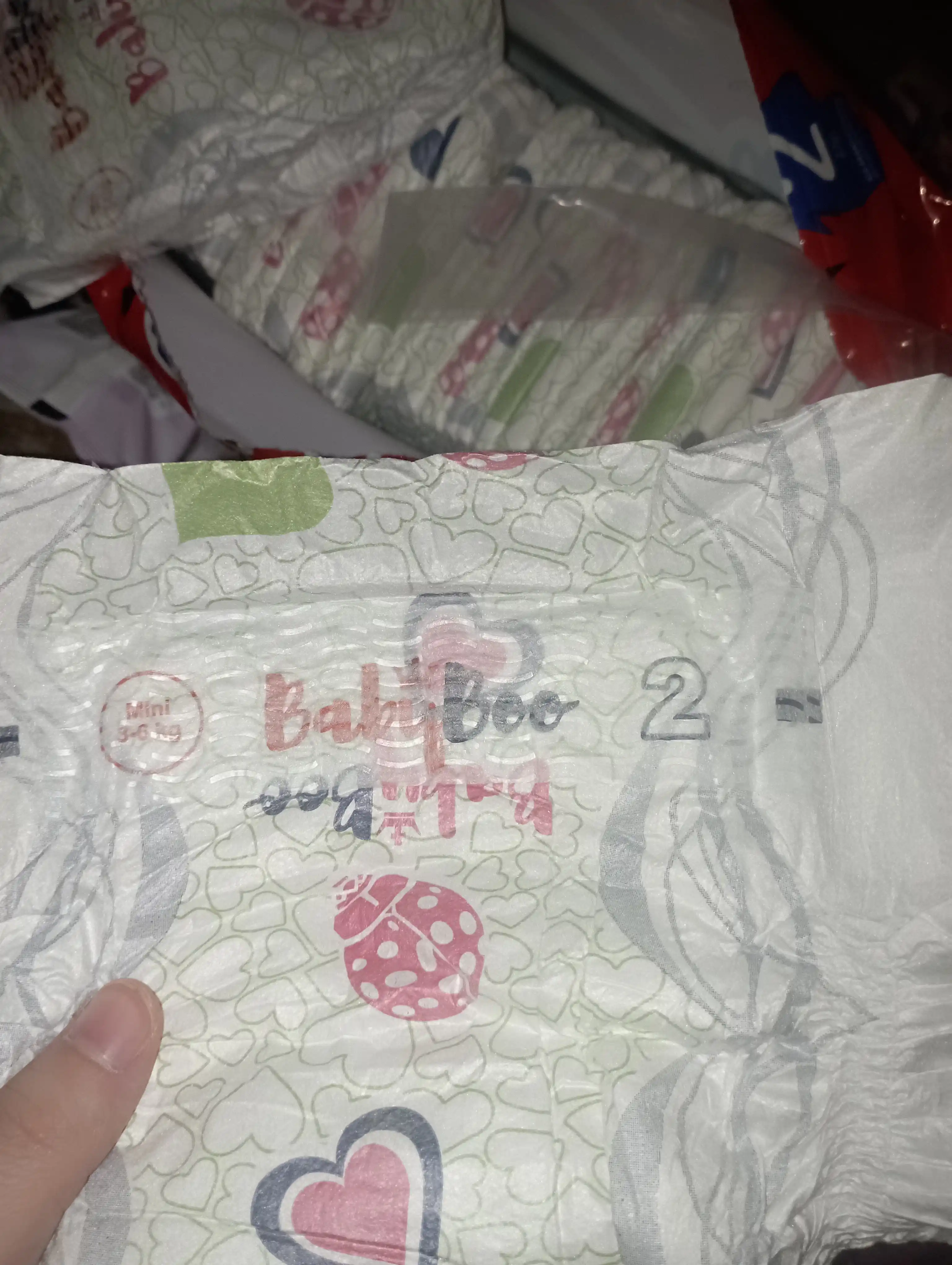 Подгузники BabyBoo Comfort на липучках для новорожденных №2, 3-6 кг, 38 шт