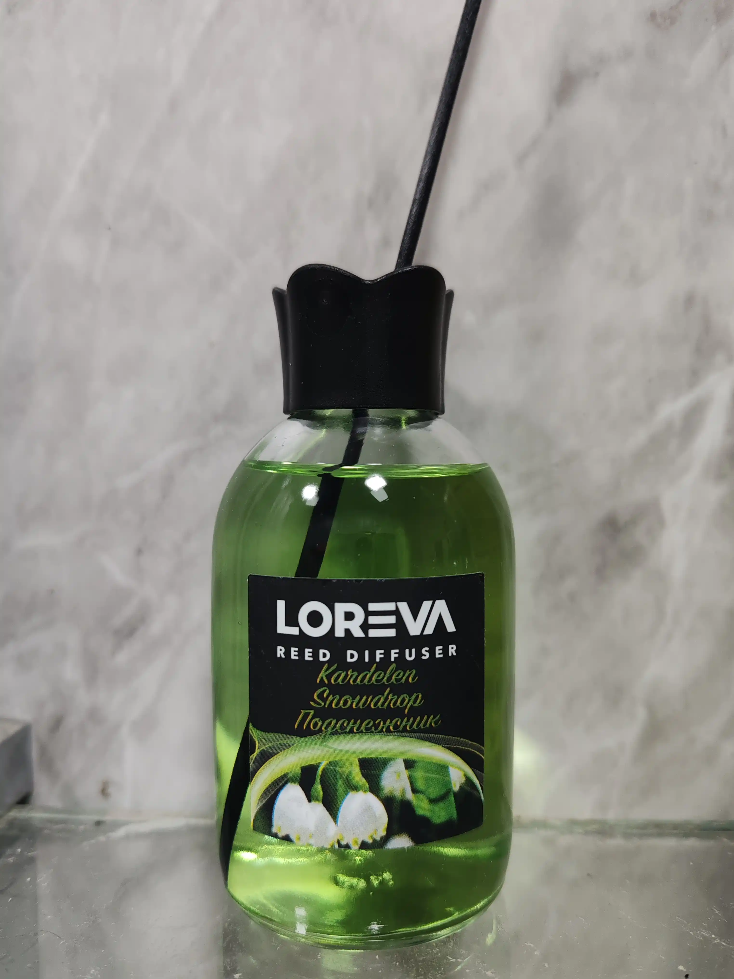 Аромадиффузор для дома с палочками LOREVA Подснежник 110 ml подарочный