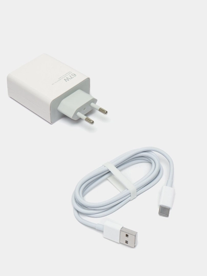 Быстрая зарядка 67W для телефона, USB Type-C, для Android - 
