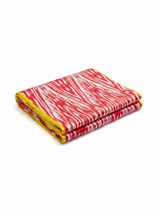 Atlas ipak o‘zbek matosi — sharqona dizayn, sifatli 1m dan 10m gacha mato - 