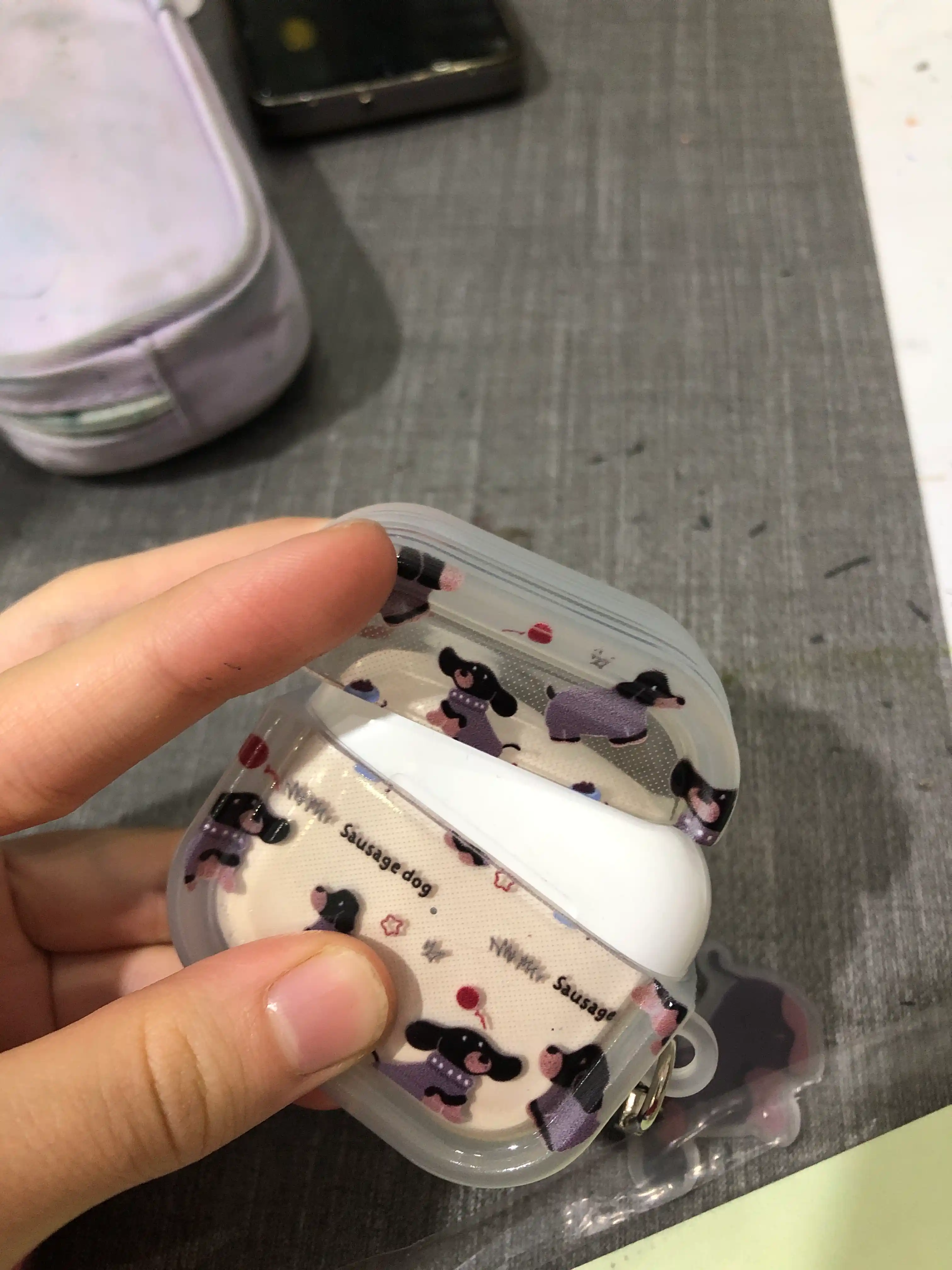 Чехол для беспроводных наушников AirPods 1, 2 pro, 3, 4