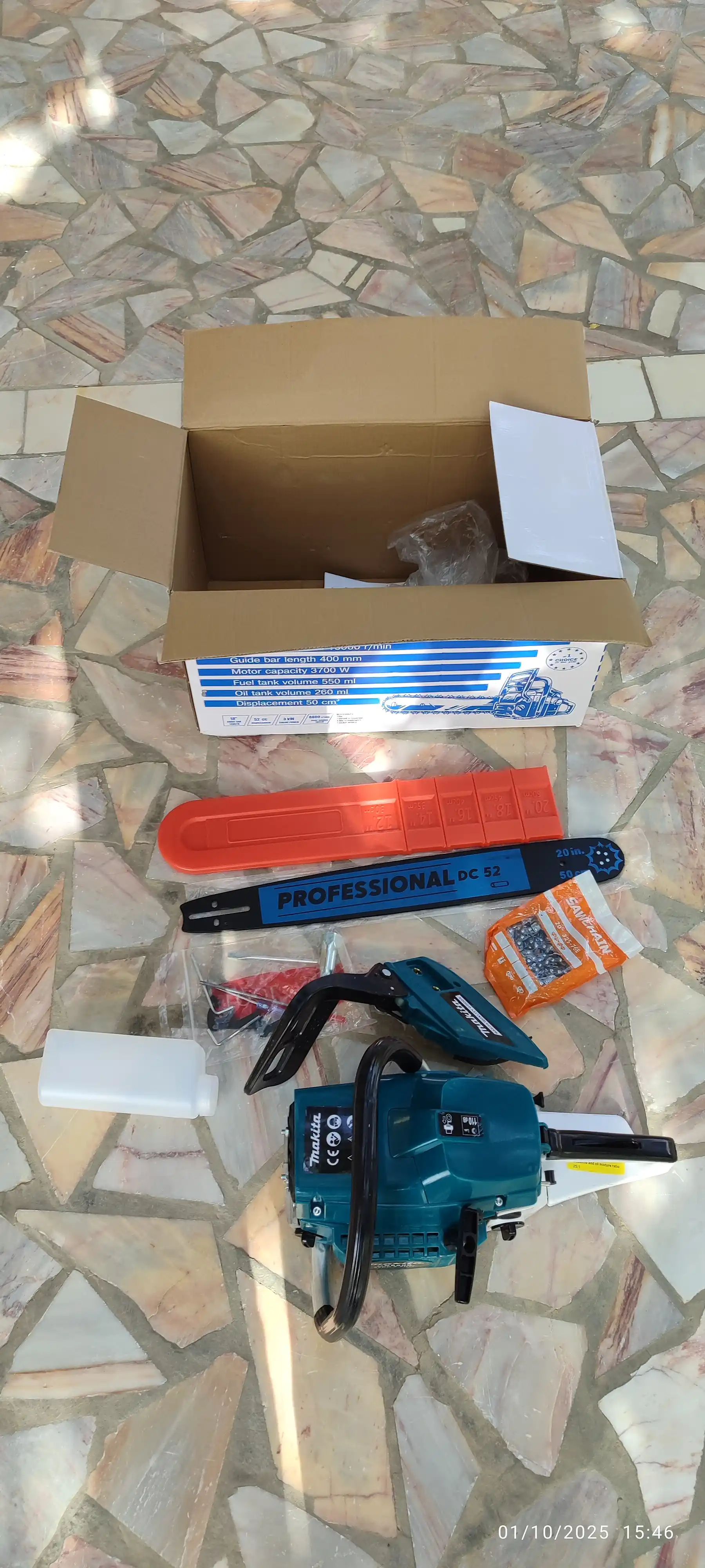 Benzinli zanjirli arra DC-52