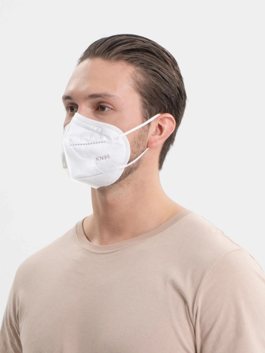 Tibbiy niqob , respirator niqobi KN95 klapinli , unisex