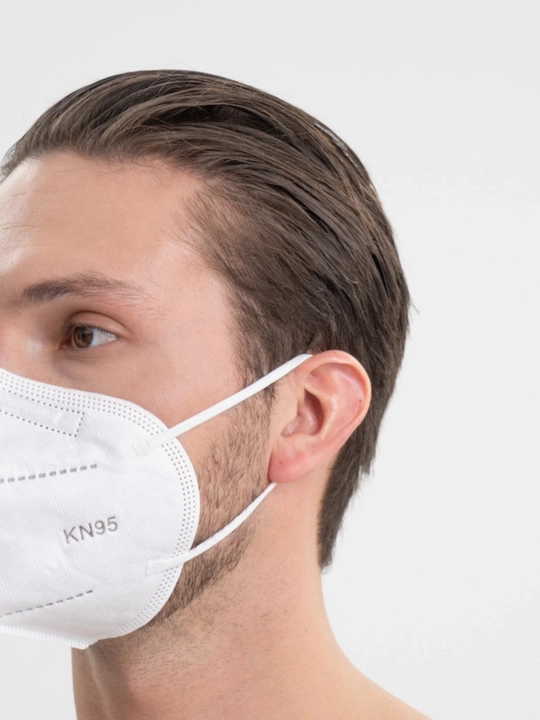 Tibbiy niqob , respirator niqobi KN95 klapinli , unisex