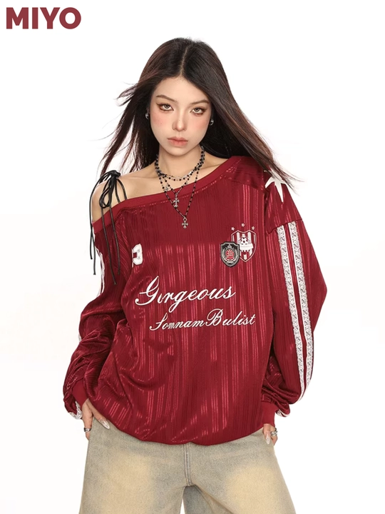 MIYO Y2K oversize jersiylar - 
