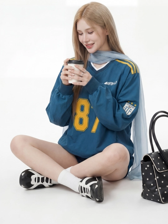 MIYO Y2K oверсайз джерси