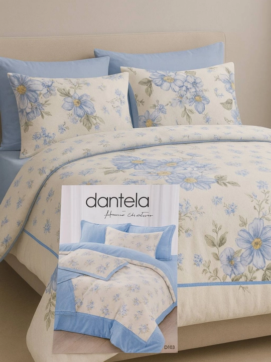 Yotoq belyosi, XB Satin Strayp, 4 donalik, XB 100%, Dantela Vita - 